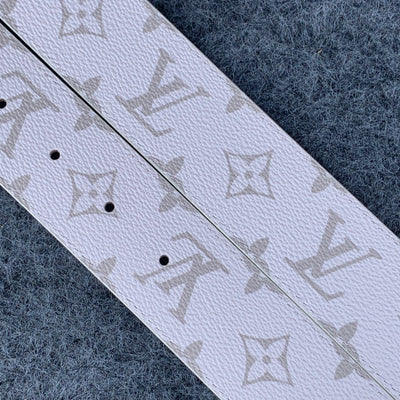 LV Initiales 40mm Reversible Belt ‘White’