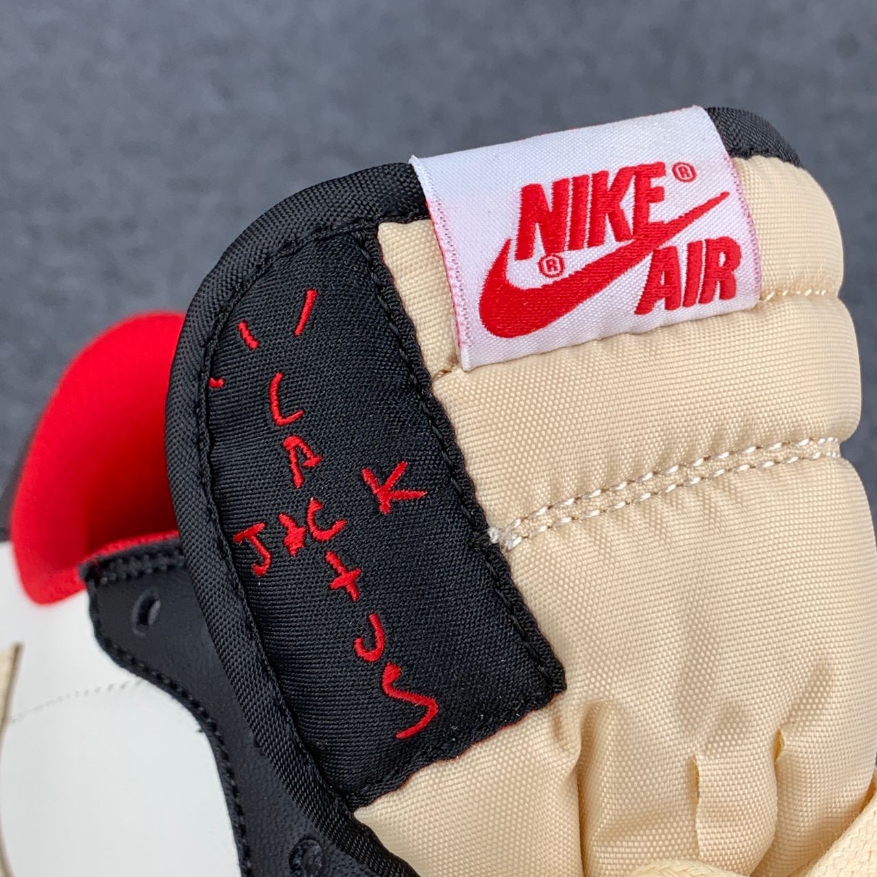 (CUSTOM) Air JORDAN 1 LOW 'BLACK RED'