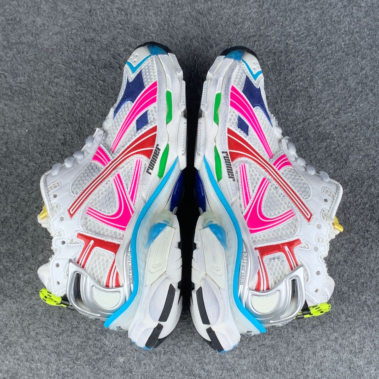 Balenciaga Runner Sneaker 'Worn-Out - White Multi-Color'