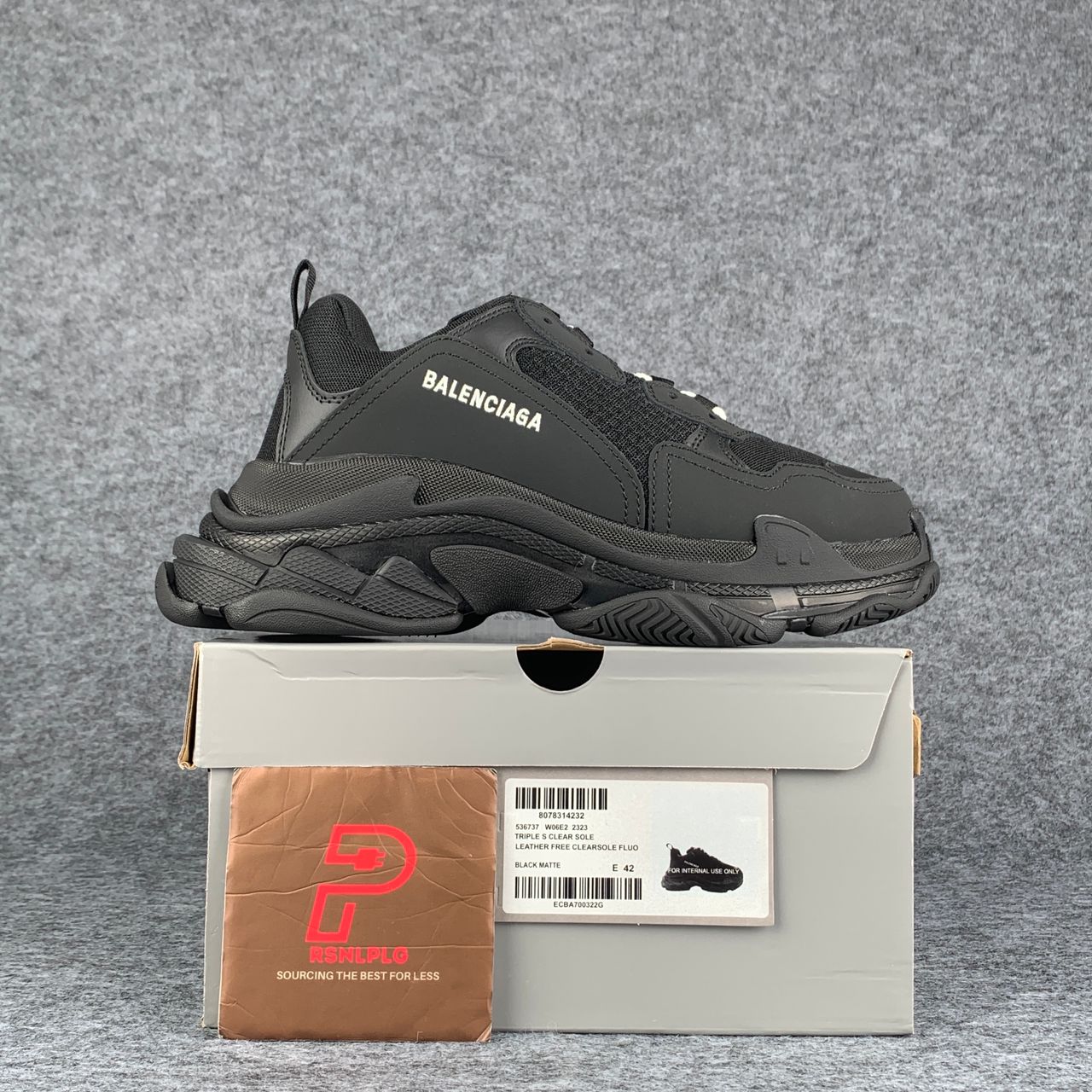 Balenciaga TRIPLE S SNEAKER 'DOUBLE BLACK'