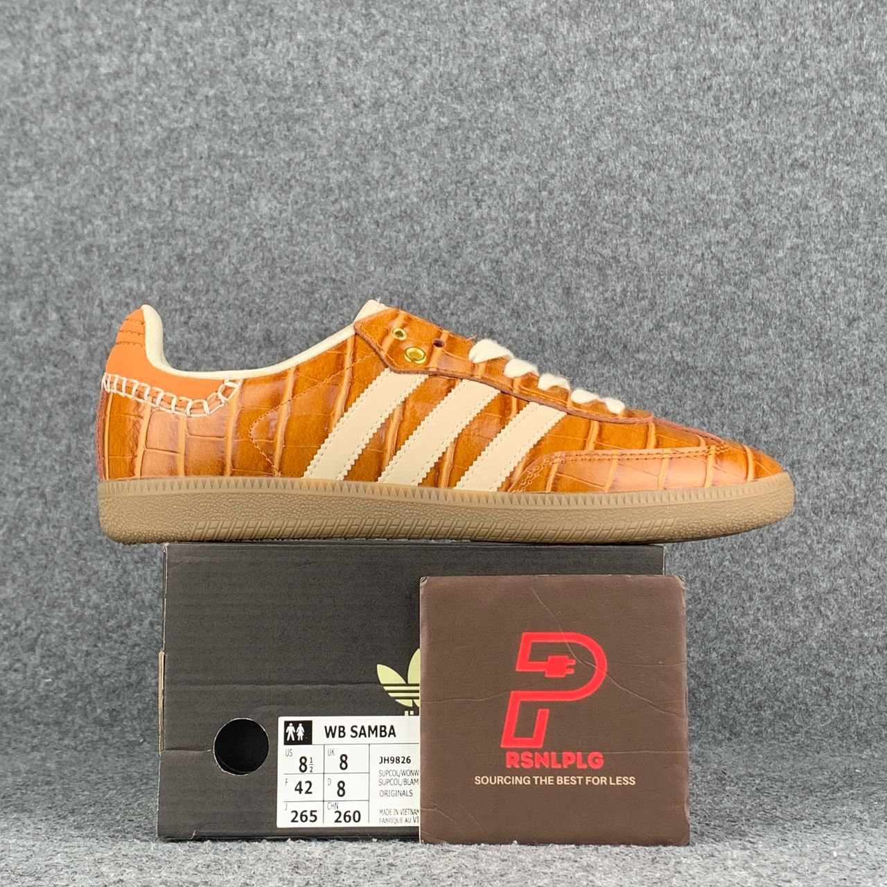 Wales Bonner x Samba OG 'Croc - Night Brown'