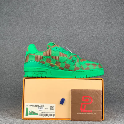 LV Trainer Damier 'Pop Green'