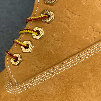 Timberland 6 Inch Ankle Boot 'Embossed Monogram - Wheat'