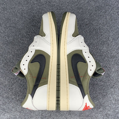 Travis Scott x Air Jordan 1 Retro Low OG SP 'Reverse Olive / Medium Olive' (B-GRADE VERSION)