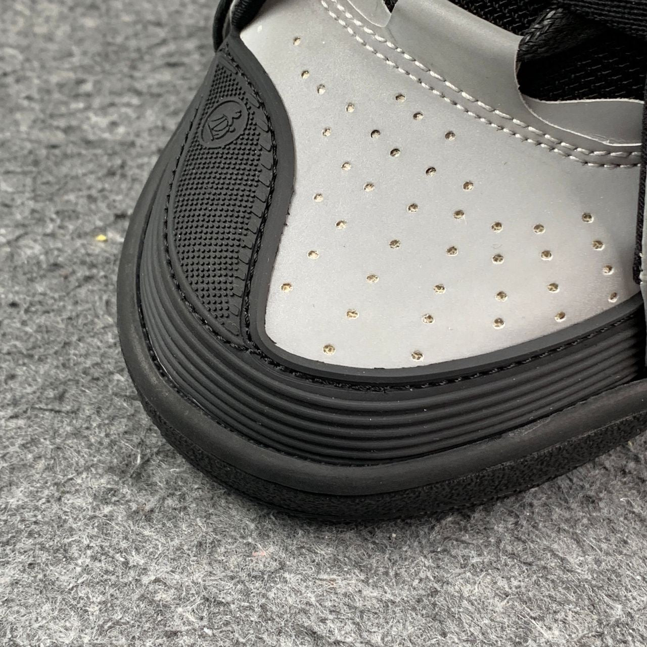 Lanvin Curb Sneakers 'Black Grey'