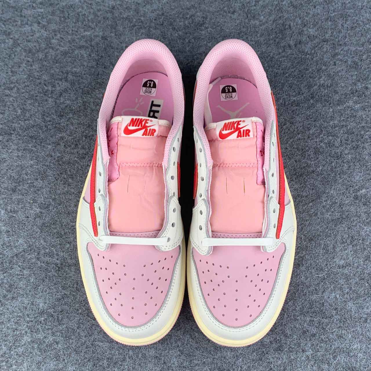 (Custom) Travis Scott x Air Jordan 1 'Shy Pink/Red'