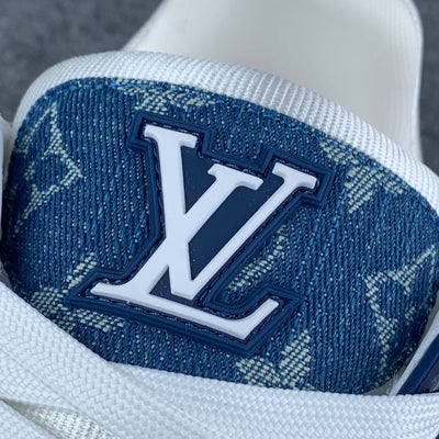 Baskets LVT Monogram Denim « Blanc Bleu »