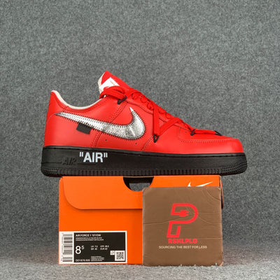 Off-White x Nike Air Force 1 “Crimson” (Sample)