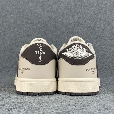 Custom LVT x Air Jordan 1 "Monogram Caramel Crisp"