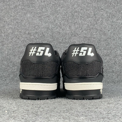 LV Trainer “Black Damier 3D Denim”