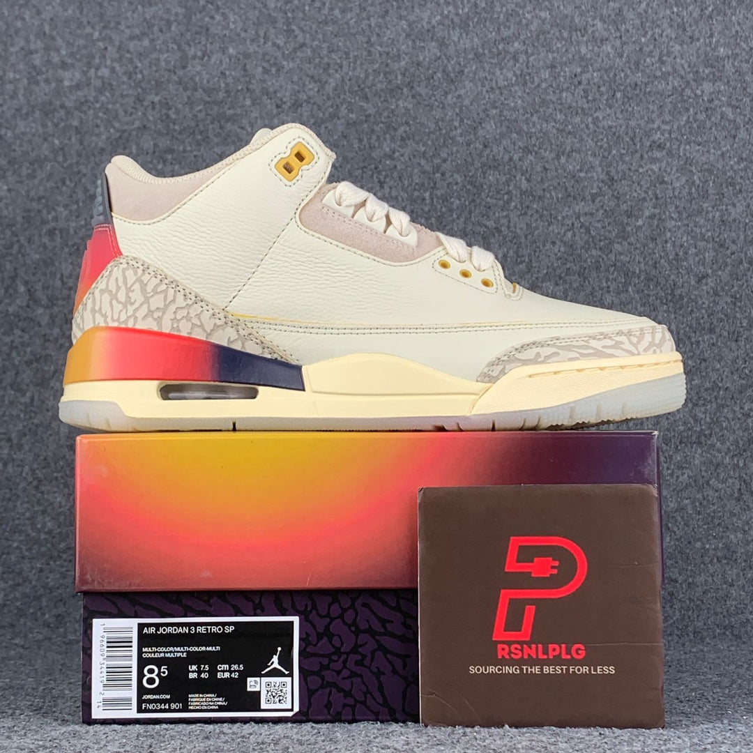 J. Balvin x Air Jordan 3 Retro 'Medellín Sunset' – Prsnlplg