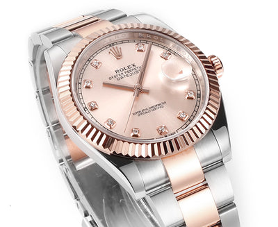 Pink Gold & Stainless Steel 41MM Watch