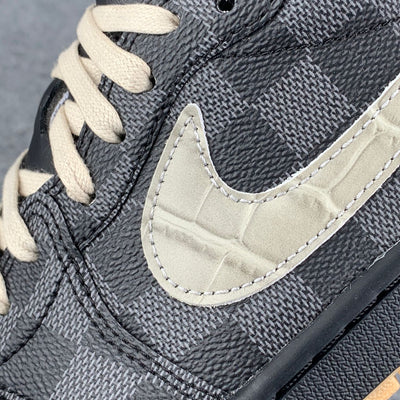 Custom Air Jordan 1 Low LV OG “Crocodile/Shadow”