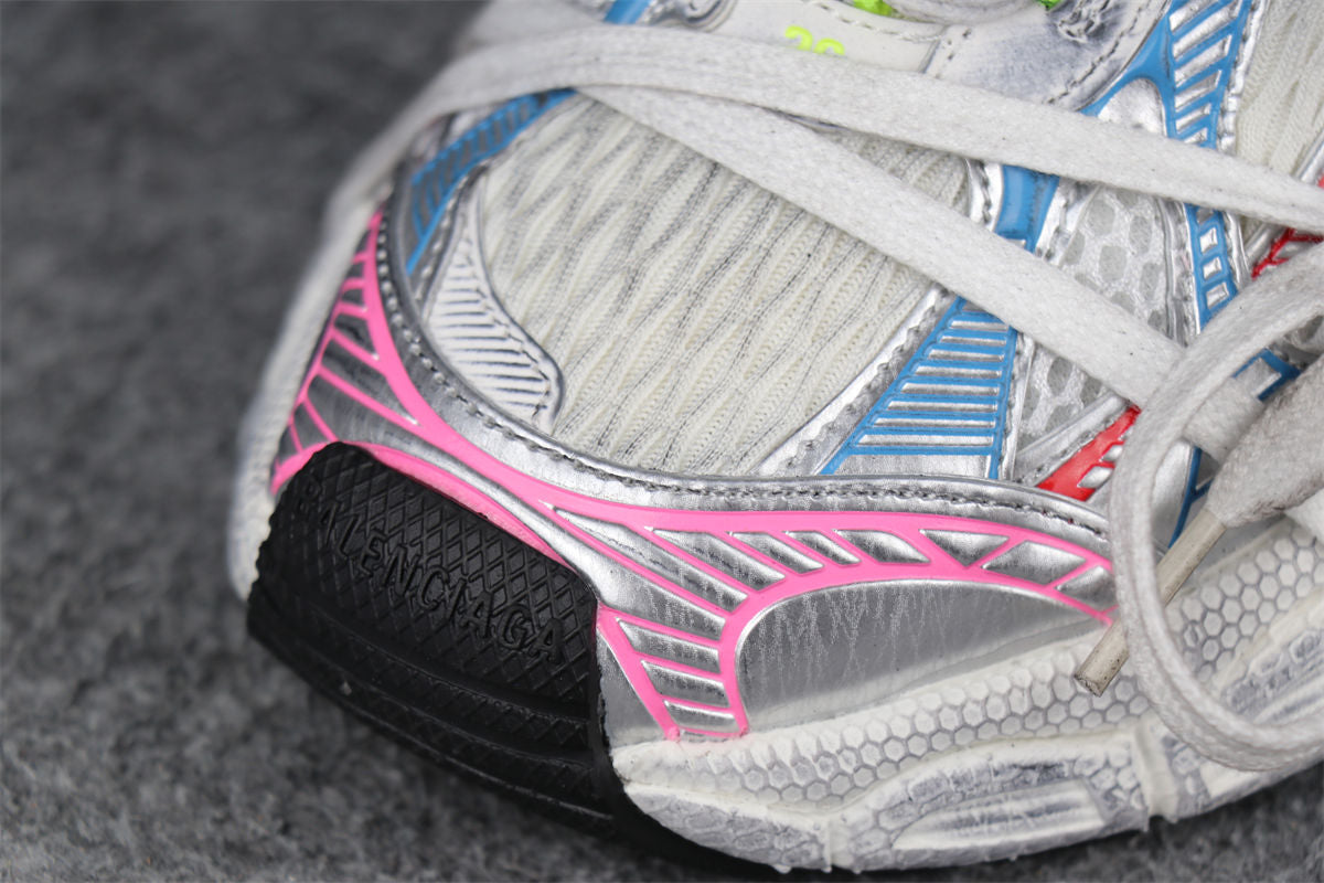 Balenciaga Wmns 3XL Sneaker 'Worn-Out - White Blue Red'