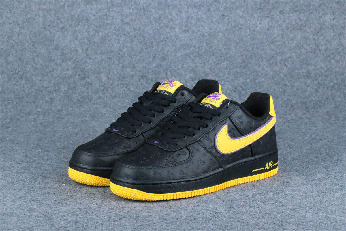 Kobe Bryant x Air Force 1 Low 'Lakers Away' Numbered