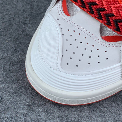 Lanvin Curb Sneakers 'White Red'