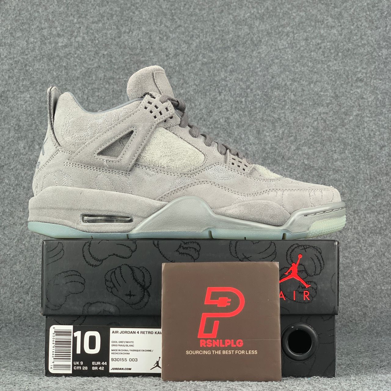 KAWS x Air Jordan 4 Retro 'Cool Grey' Sample