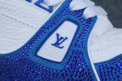 LVT Trainer 'White Blue Crystals'