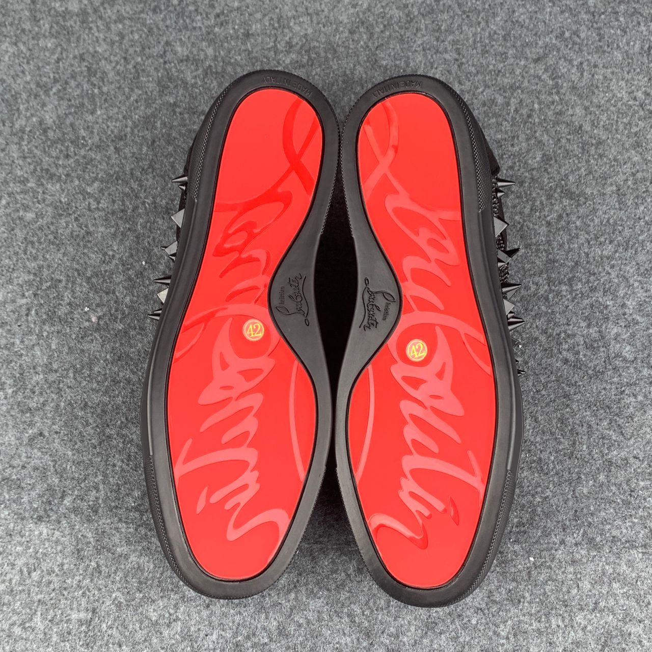 CL Astroloubi Strass Eternity ‘Black Suede/Comète Strass’