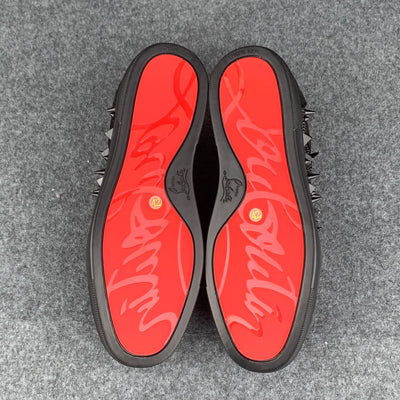 CL Astroloubi Strass Eternity ‘Black Suede/Comète Strass’