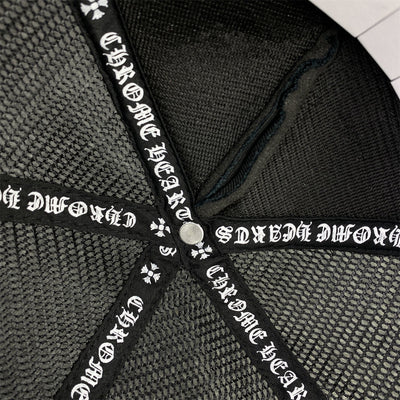 Chrome Hearts CH Hollywood Trucker Hat ‘Black’