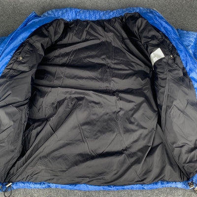 Dior Oblique Down Jacket in Blue Technical Jacquard