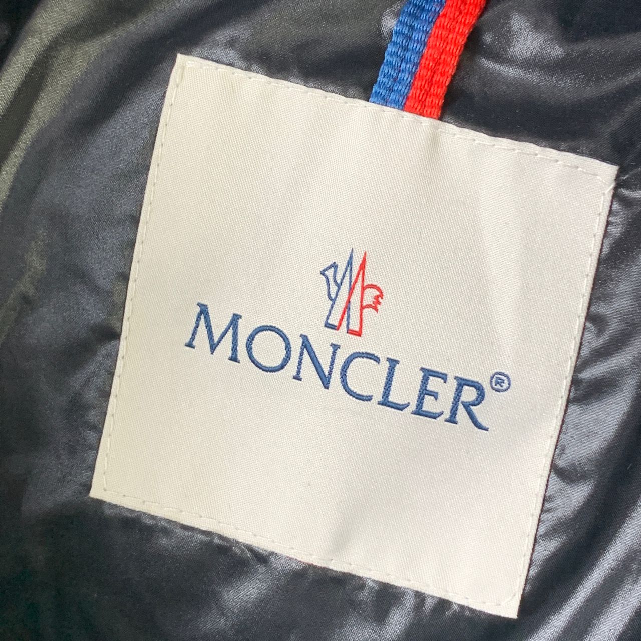 Moncler Maya Hooded Shiny Full Zip Jacket 'Black'