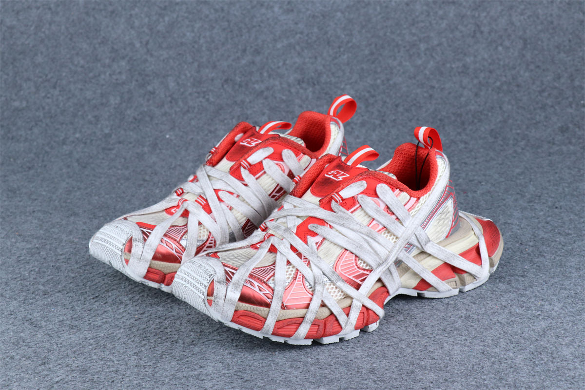 Balenciaga 3XL Extreme Lace Sneaker 'Worn-Out - Orange Beige'