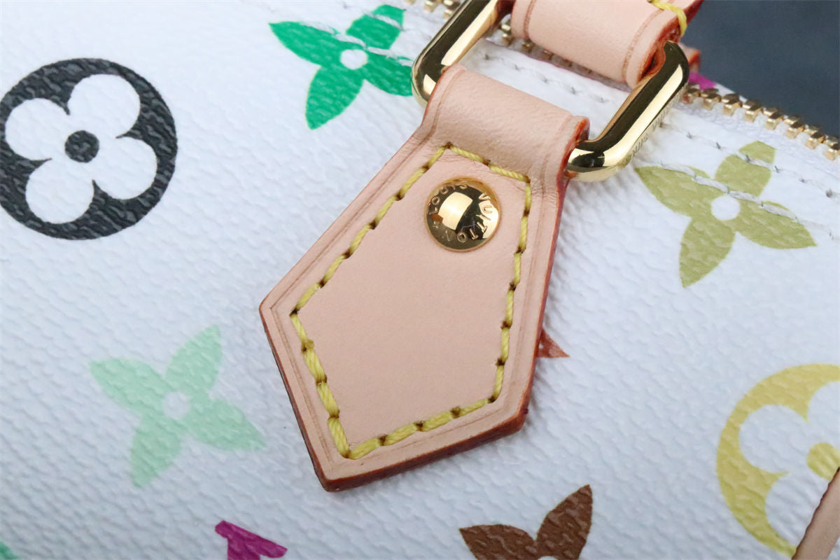 LVT x Takashi Murakami Nano Speedy White Multicolored