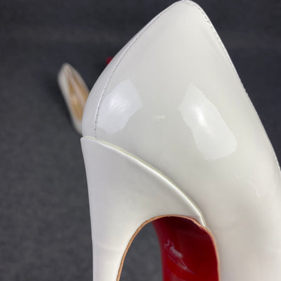 CL So Kate Pump  ‘White’ Patent Leather'