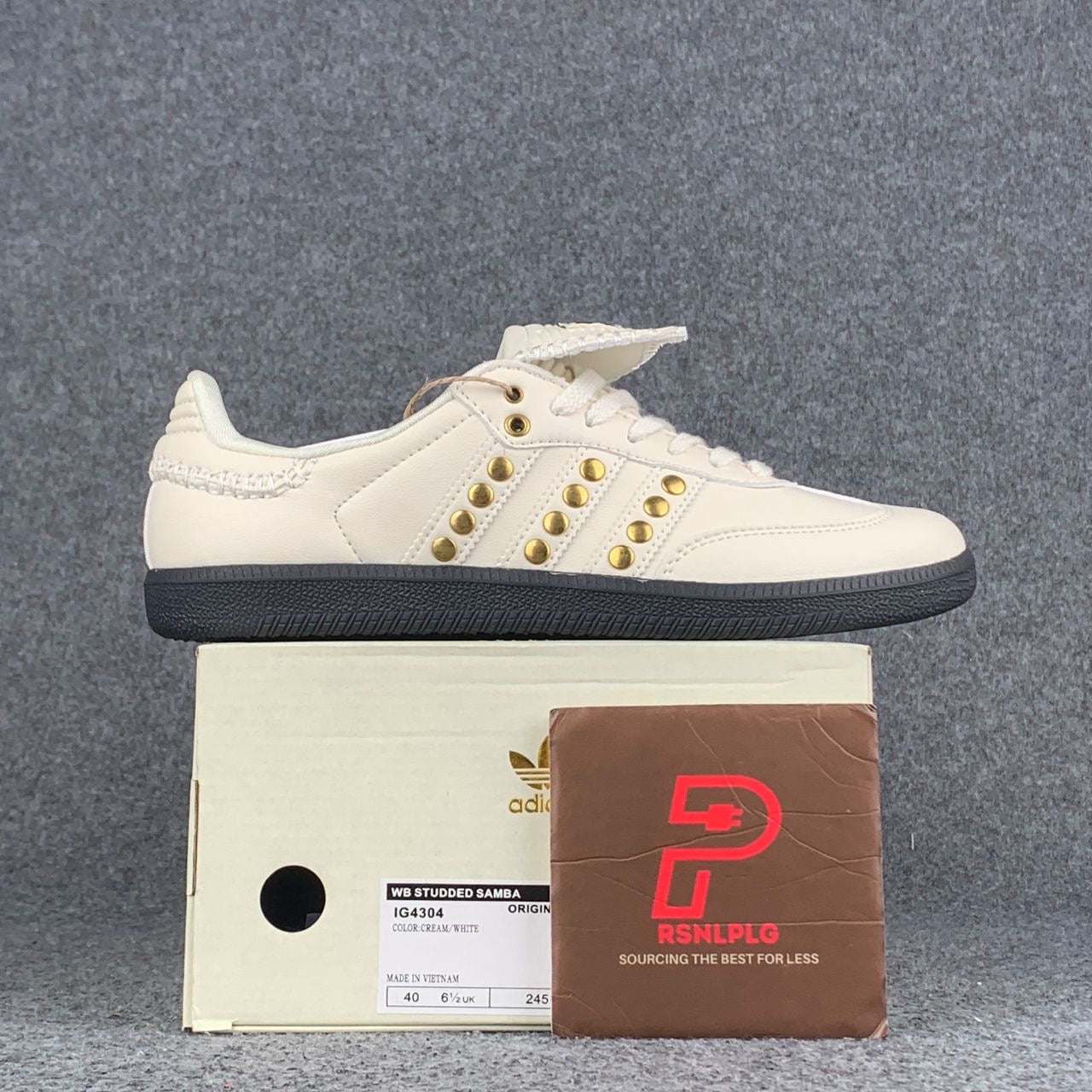 Wales Bonner x Samba 'Studded Pack - Cream'