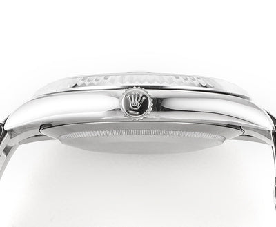 Steel & White 41MM Watch