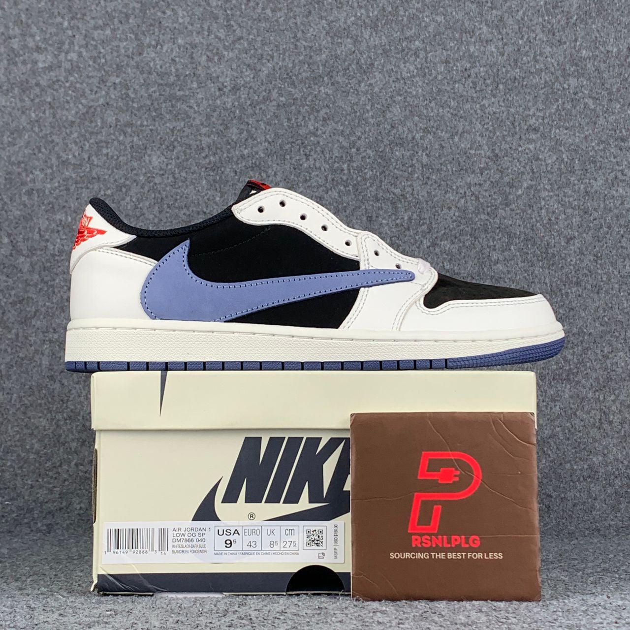 (Custom) Jordan 1 Low OG SP 'Deep Navy'