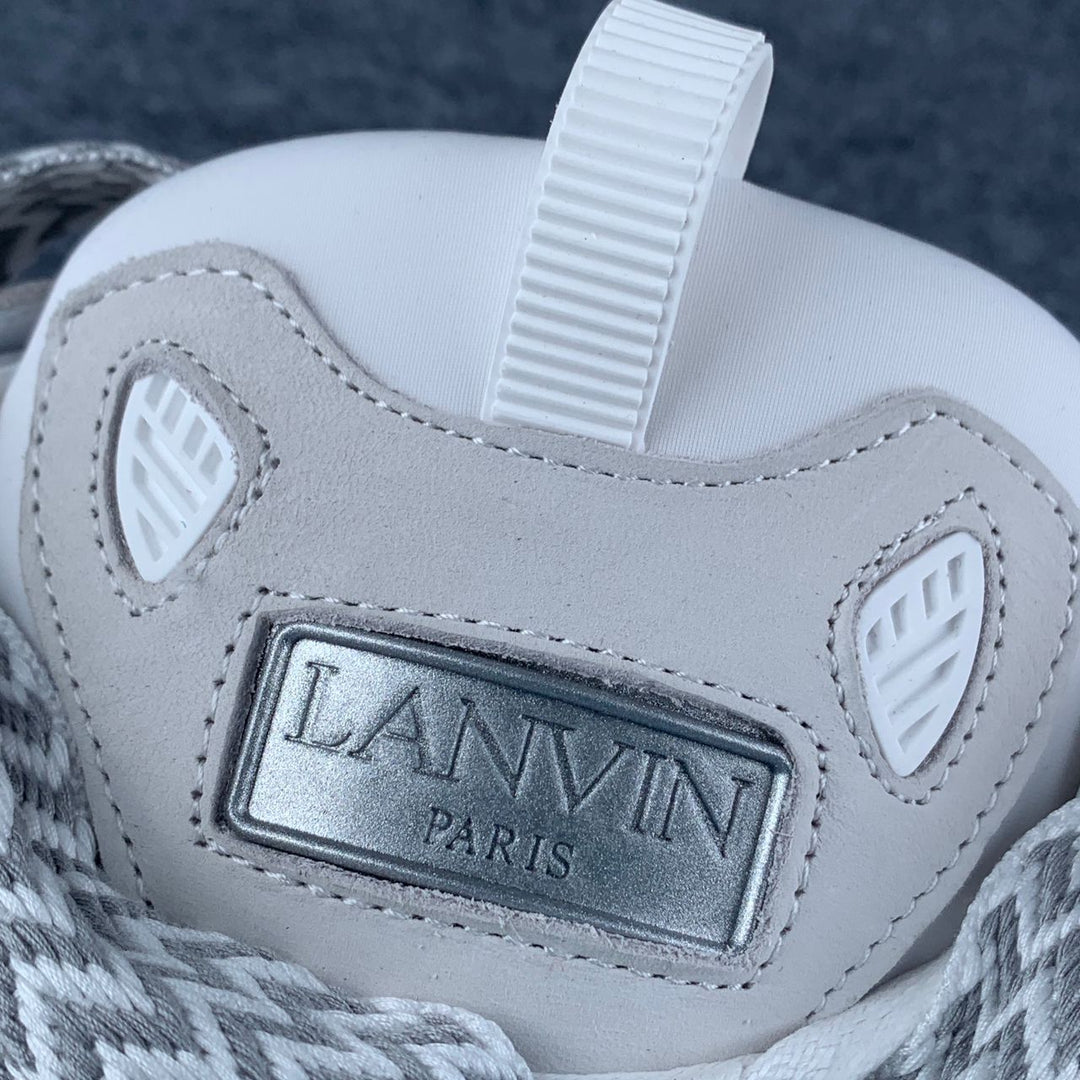 Lanvin Curb Sneakers 'Grey White' – Prsnlplg