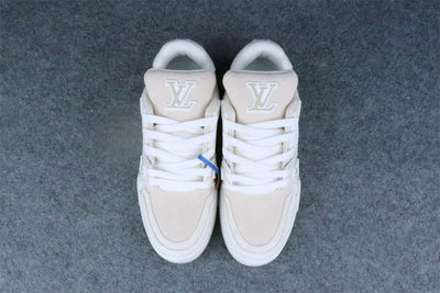 LVT Trainer Beige Monogram Denim
