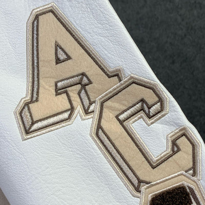 OW x AC Varsity Jacket 'Cream/White'
