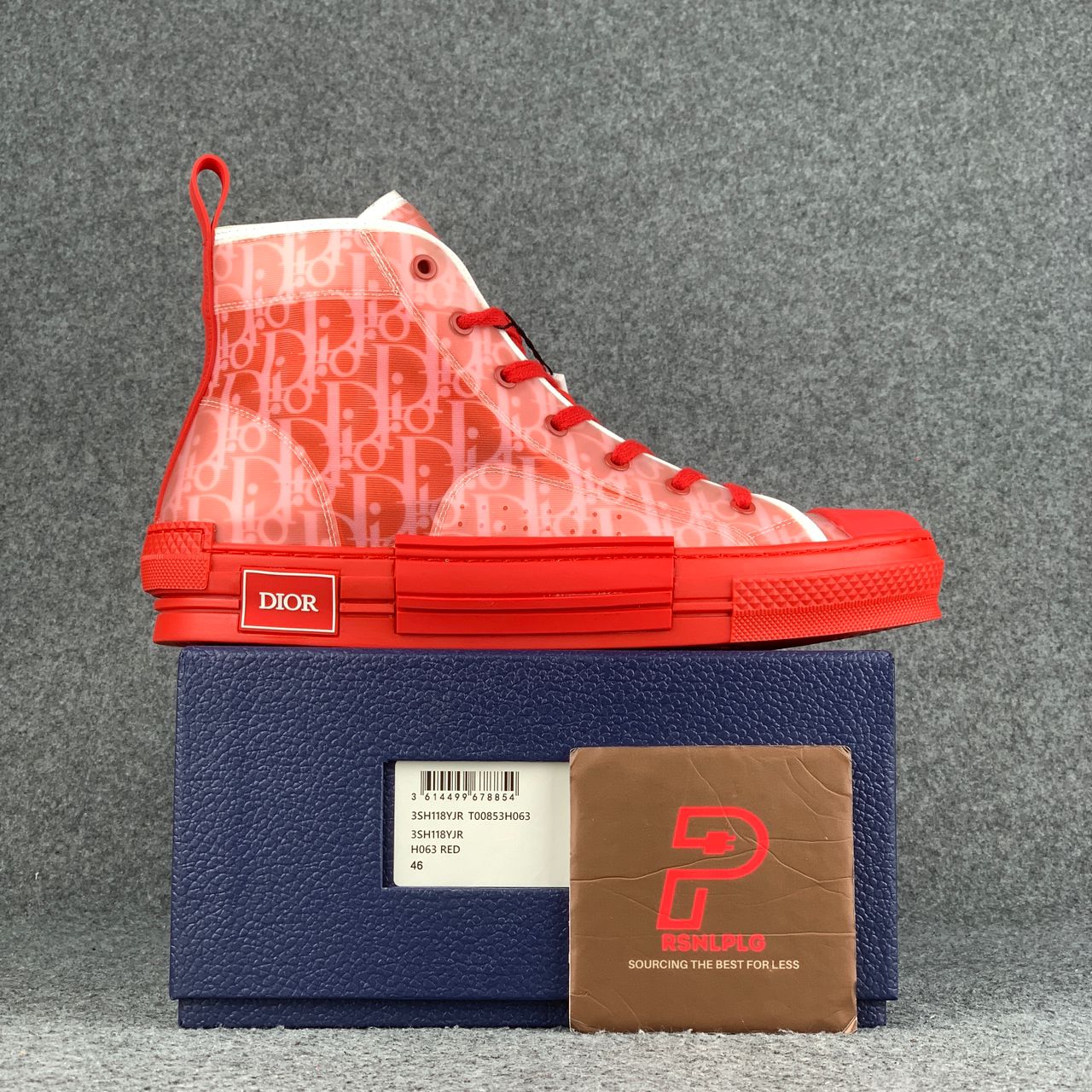 Dior B23 High 'Oblique - Red'