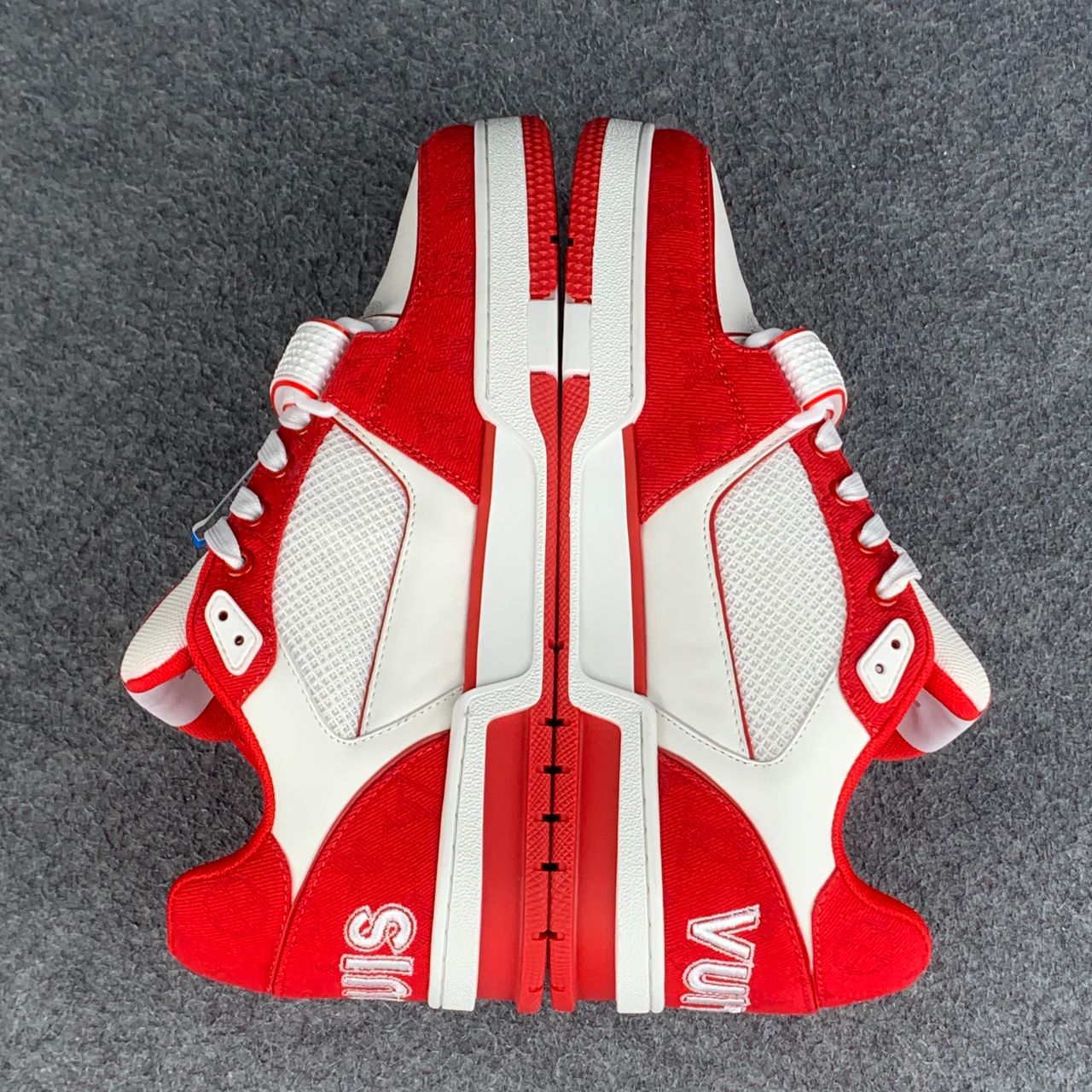 Baskets LVT « Monogram Denim - Rouge »