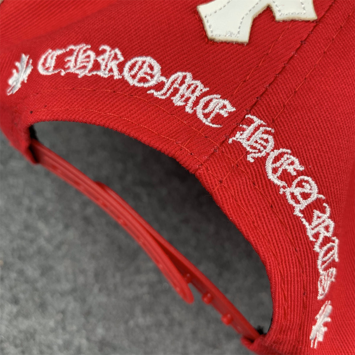 Chrome Hearts Cross Patch Snapback ‘Red’
