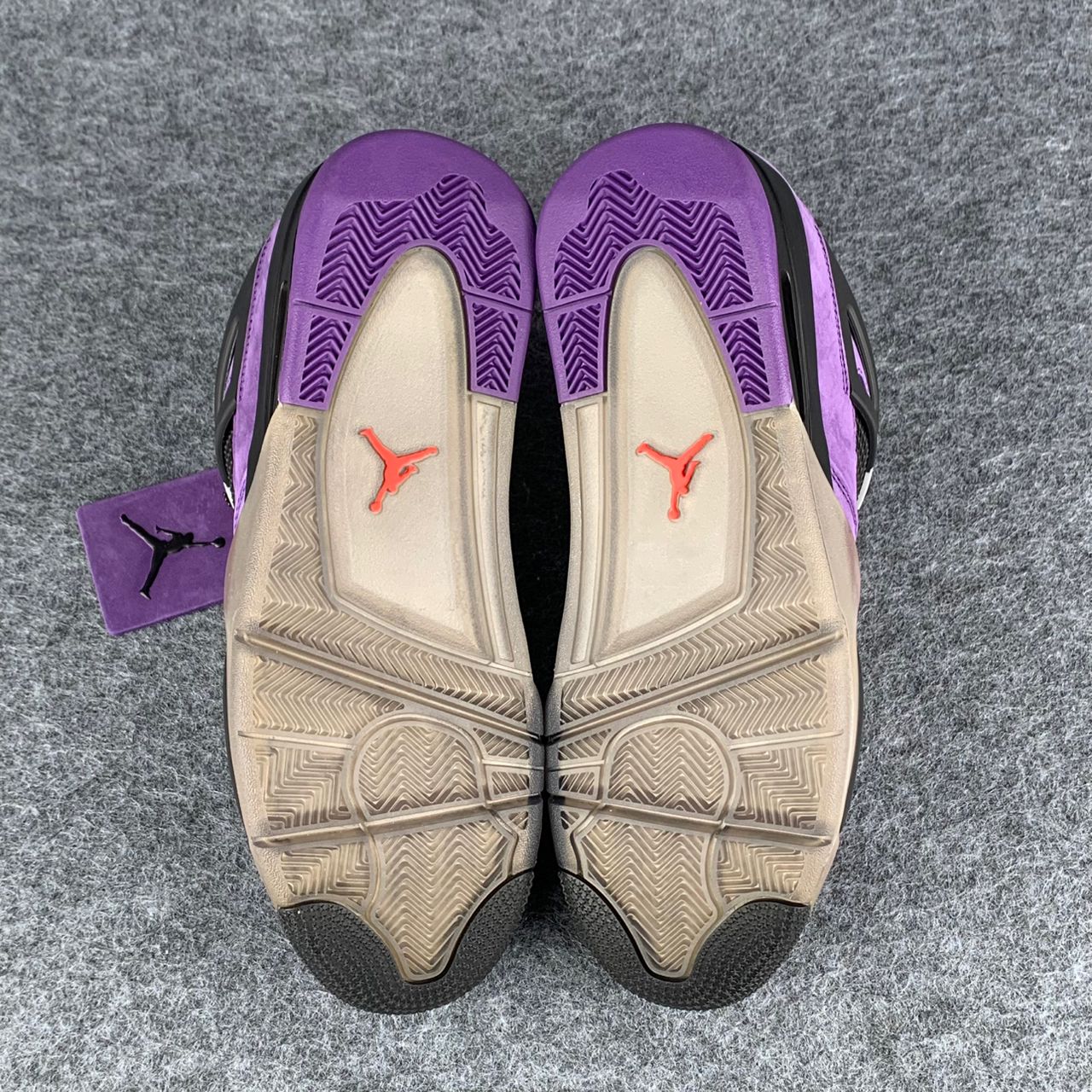 Travis Scott x Air Jordan 4 Retro 'Purple Suede White Midsole' Friends & Family