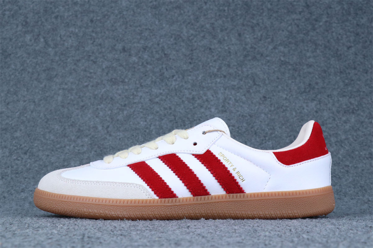 Sporty & Rich x Samba OG 'White Core Burgundy'