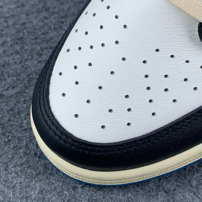 Fragment Design x Travis Scott x Air Jordan 1 hinten niedrig