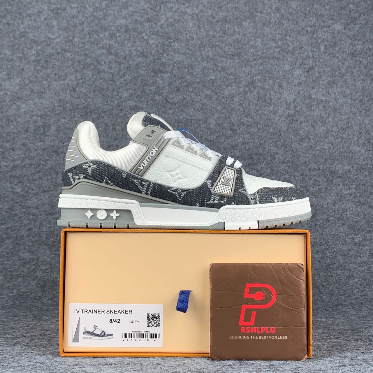 LV Trainer Monogram Denim 'Grey'