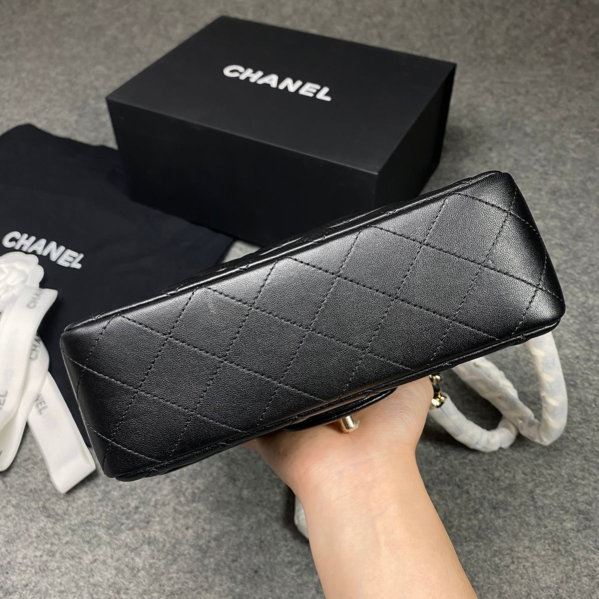 CC Coco Charms Flap Bag Black