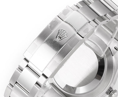 Rhodium Gray & Stainless Steel 41MM Watch