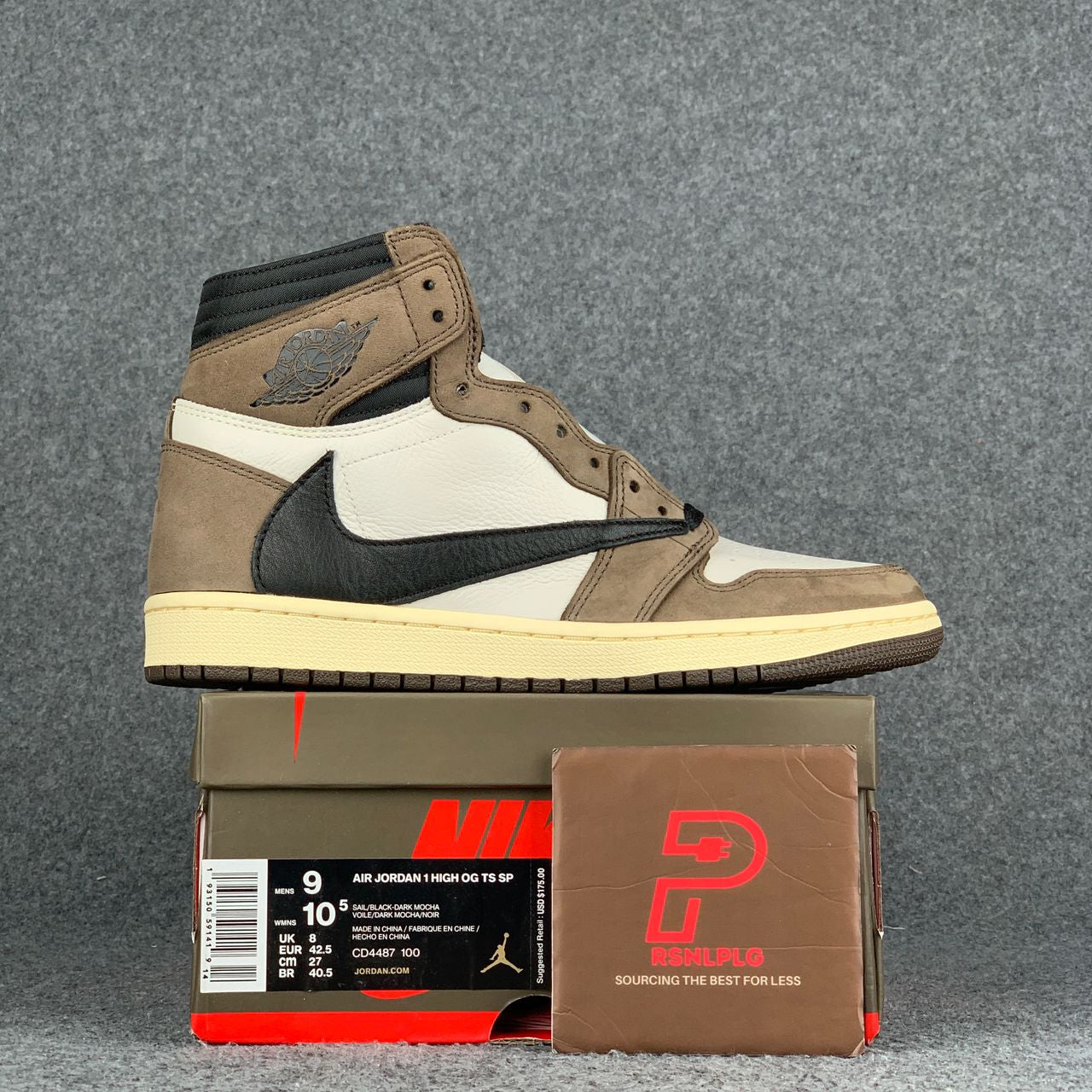 Travis Scott x Air Jordan 1 Retro High OG 'Mocha'
