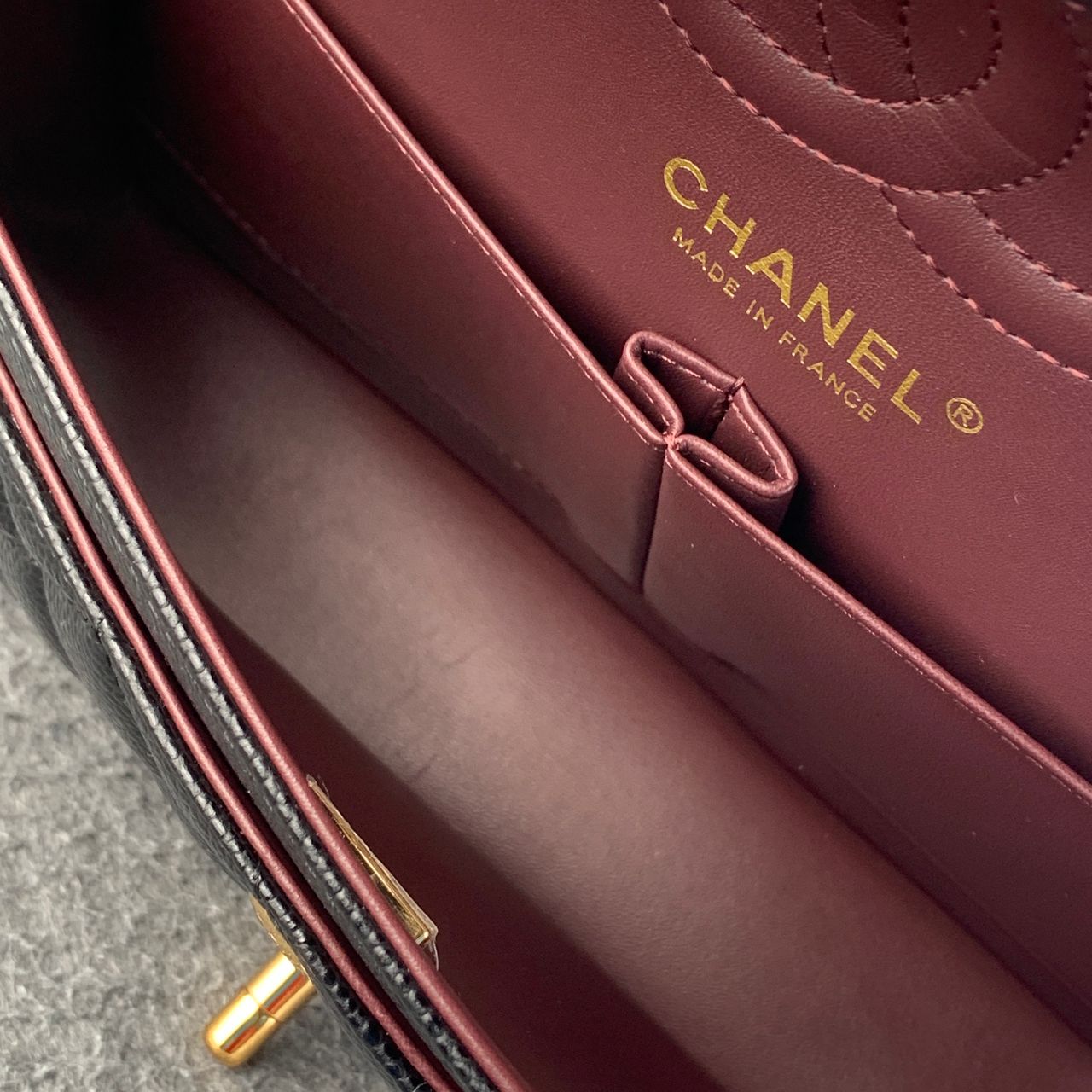 CC Small Classic Flap Bag Black Caviar