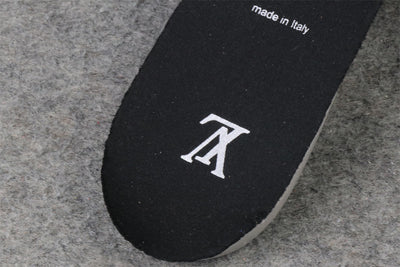 LVT Trainer Low 'Velcro Strap - Black Monogram Denim'