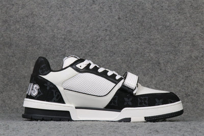 LVT Trainer Low 'Velcro Strap - Black Monogram Denim'