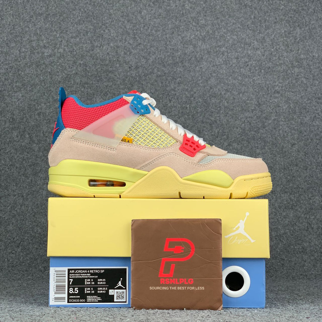 union guava ice union la jordan 4s Union LA x Air Jordan Retro 'Guava Ice' – Prsnlplg